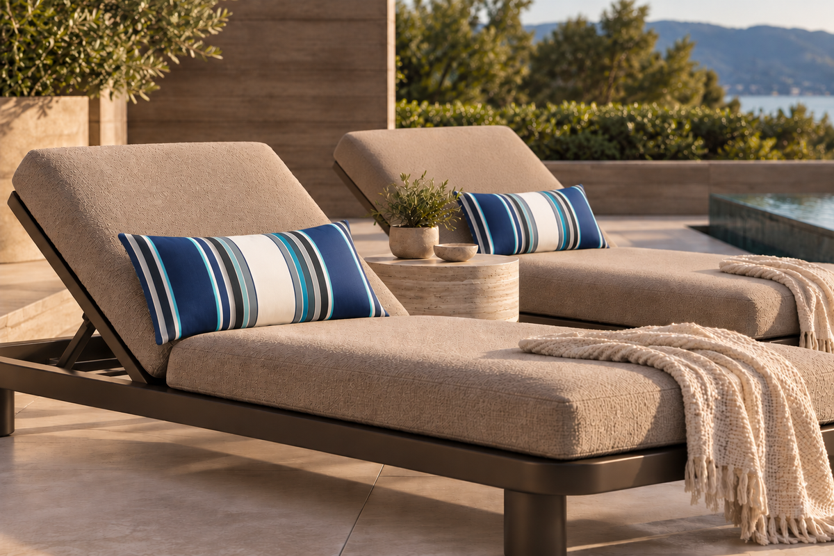 It's 5 O'Clock Somewhere Luxe Outdoor Pillow